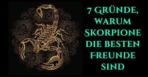 7 Gründe, warum Skorpione die besten Freunde sind