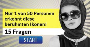 Nur 1 von 50 Personen erkennt diese berühmten Ikonen 