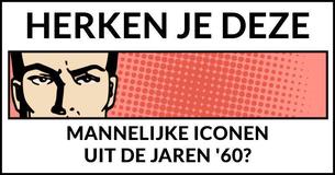 Slechts 1 op de 50 vrouwen kunnen ALLE 20 van deze mannelijke iconen uit de jaren '60 noemen