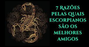 7 Razões pelas quais escorpianos são os melhores amigos