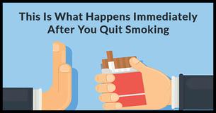 What Happens Immediately After You Quit Smoking