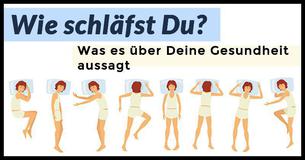 Hier erfährst Du, wie die Position in der Du schläfst sich auf Deine Gesundheit auswirkt 