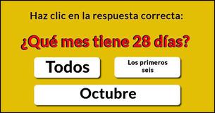 Todo el mundo acierta la primera pregunta, pero hasta ahora, nadie las ha hecho todas bien. ¿Y tú?