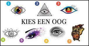 Kies één van deze ogen en ontdek iets speciaals