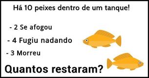 Você consegue resolver esta charada matemática do peixe em menos de 60 segundos?