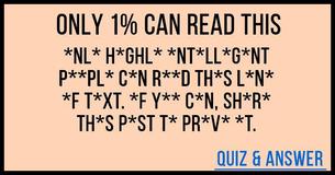 Can You Read The Line Of Text?