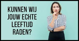 Kunnen wij je leeftijd raden?