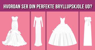 Hvordan ser din perfekte bryllupskjole ud?