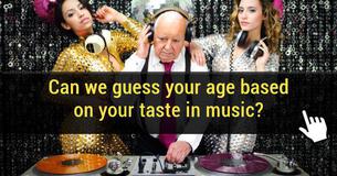 Can we guess your age based on your taste in music?