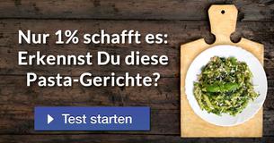 Nur 1% schafft es: Erkennst Du diese Pasta-Gerichte?