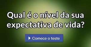 Qual é o nível da sua expectativa de vida?