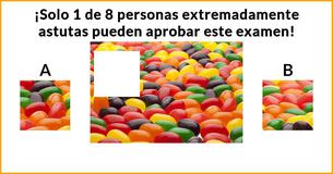 ¡Solo 1 de 8 personas extremadamente astutas pueden aprobar este examen!