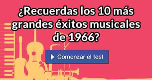 ¿Recuerdas los 10 más grandes éxitos musicales de 1966?