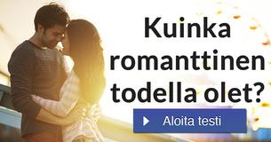 Kuinka romanttinen todella olet?
