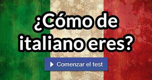 ¿Cómo de italiano eres?