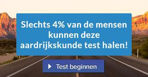 Slechts 4% van de mensen kunnen deze aardrijkskunde test halen!