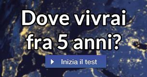 Dove vivrai fra 5 anni? 
