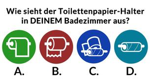 Das verrät Dein Toilettenpapier über Dich! Der Persönlichkeitstest 