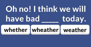 Can you complete these tricky sentences?