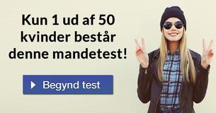 Kun 1 ud af 50 kvinder består denne mandetest!