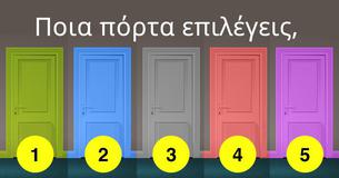Ποια πόρτα επιλέγεις,