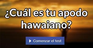 ¿Cuál es tu apodo hawaiano?