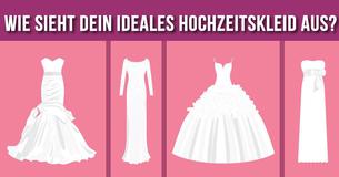 Wie sieht Dein ideales Hochzeitskleid aus?