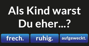 Ist Deine Persönlichkeit außergewöhnlich oder gewöhnlich?
