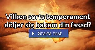 Vilken sorts temperament döljer sig bakom din fasad?