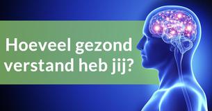 Hoeveel gezond verstand heb jij?