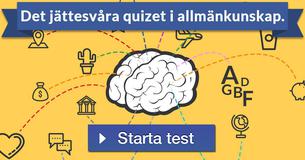 Det jättesvåra quizet i allmänkunskap.