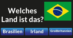 Kannst Du diese Länder anhand ihrer Flagge identifizieren? 
