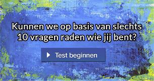 Kunnen we op basis van slechts 10 vragen raden wie jij bent?