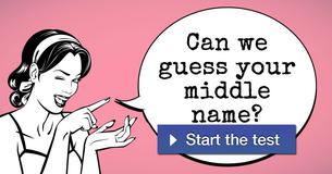 Can We Guess Your Middle Name?