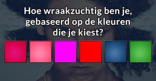 Hoe wraakzuchtig ben je, gebaseerd op de kleuren die je kiest?