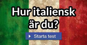 Hur italiensk är du?