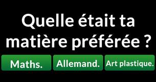 Basé sur ta qualité, où feras-tu carrière ?