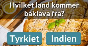 Kun de mest talentfulde foodies kan få 100% i denne test