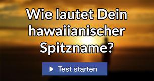Wie lautet Dein hawaiianischer Spitzname?