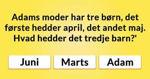 Kan du svare på disse 10 trickspørgsmål?