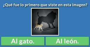 ¿Qué has visto primero?