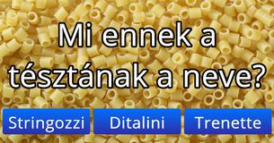 Csak az emberek 5% megy át ezen a teszten: Fel tudod ismerni a tészták típusait?