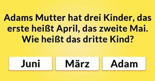 Kannst Du diese 10 Trick Fragen beantworten?