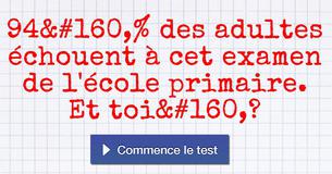 94 ,% des adultes échouent à cet examen de l'école primaire. Et toi ,?