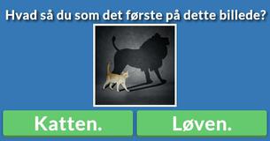 Hvad så du som det første?