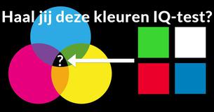 Haal jij deze kleuren IQ-test?