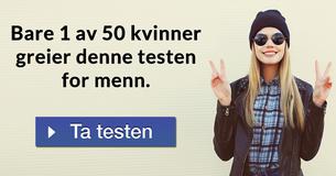 Bare 1 av 50 kvinner greier denne testen for menn.