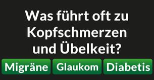 Wie viele dieser gesundheitlichen Beschwerden kannst Du diagnostizieren?