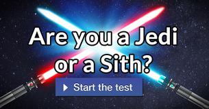 Are you a Jedi or a Sith?