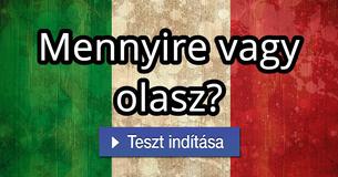 Mennyire vagy olasz? 